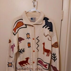 Planet Earth Hand-Loomed in Peru Sweater Cotton Used